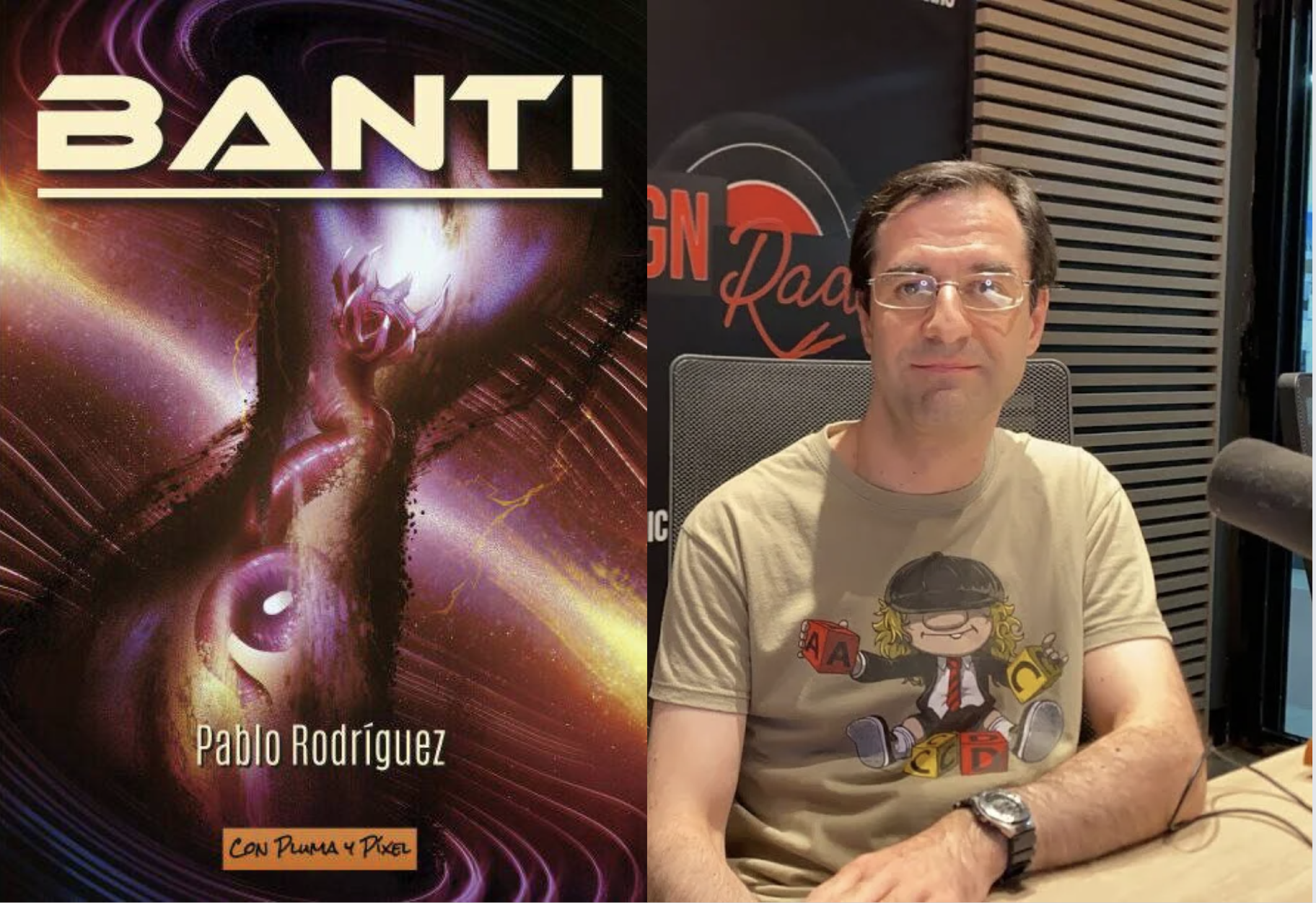 Pablo Rodríguez, finalista en los Premios Ignotus 2024 con su primera novela, Banti