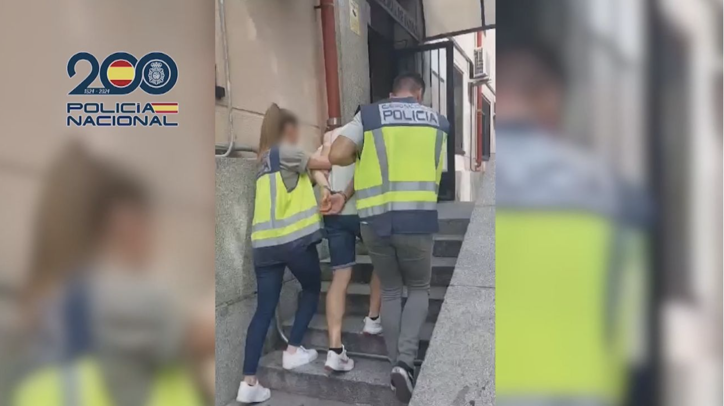 La Policía Nacional libera a una mujer y a su bebé en Puente de Vallecas