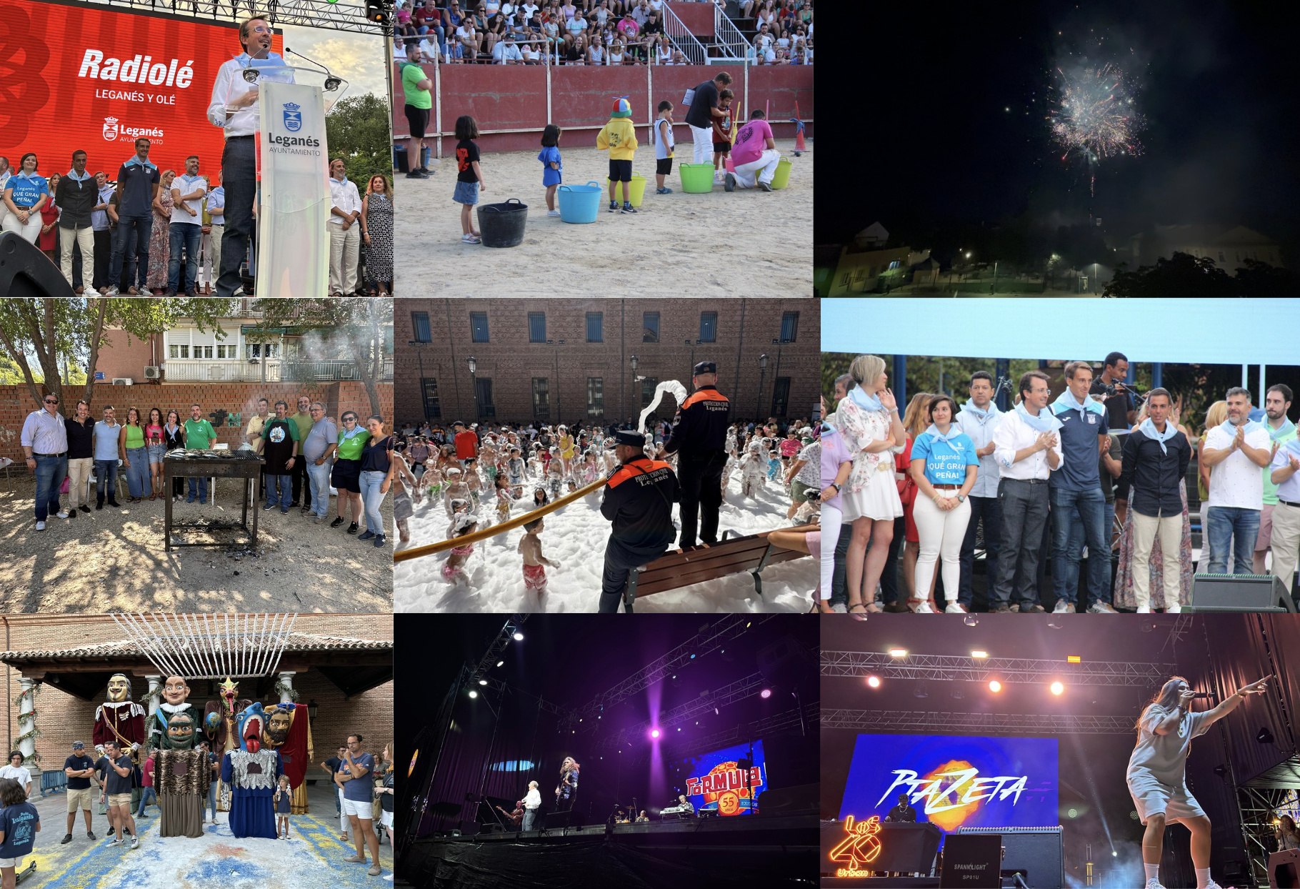 Concluyen las Fiestas de Butarque 2024 en Leganés, con alta participación y refuerzo de seguridad