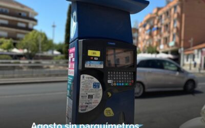 Estacionamiento gratuito en Majadahonda durante el mes de Agosto