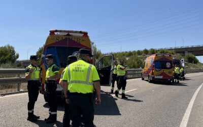 Dos motoristas graves tras salirse de la vía en Madrid y Collado Villalba