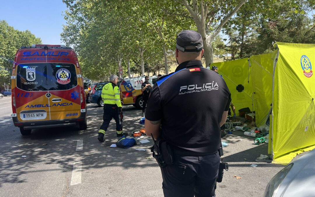 Hombre de 44 años fallece en un parque de Latina tras sufrir un golpe de calor