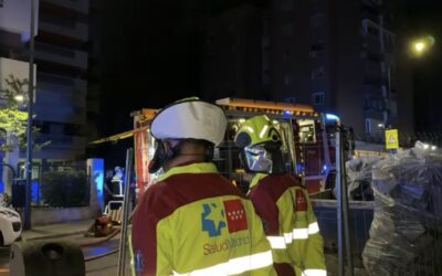 Sofocado un incendio en un edificio de seis plantas en Móstoles