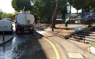 Móstoles intensifica la limpieza y mantenimiento en varios barrios esta semana