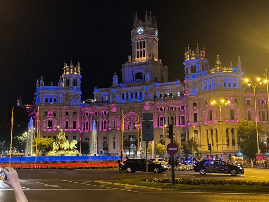 Protesta en Madrid contra el “Fraude Electoral” en Venezuela