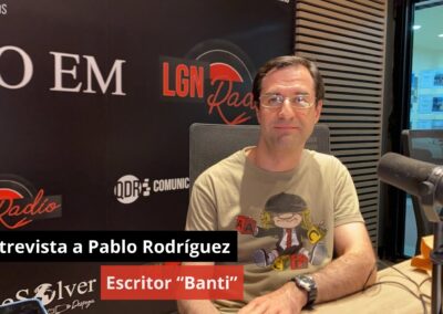 06/08/24 Entrevista a Pablo Rodríguez, escritor leganense finalista en los Premios Ignotus 2024, con Banti