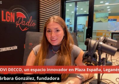 09/08/24 Entrevista a Barbara González. Fundadora de INNOVI DECCO, en Plaza España, Leganés