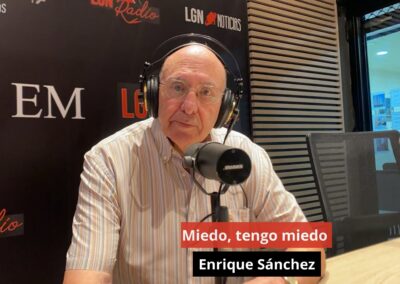 19/08/24 Miedo, tengo miedo. Enrique Sánchez