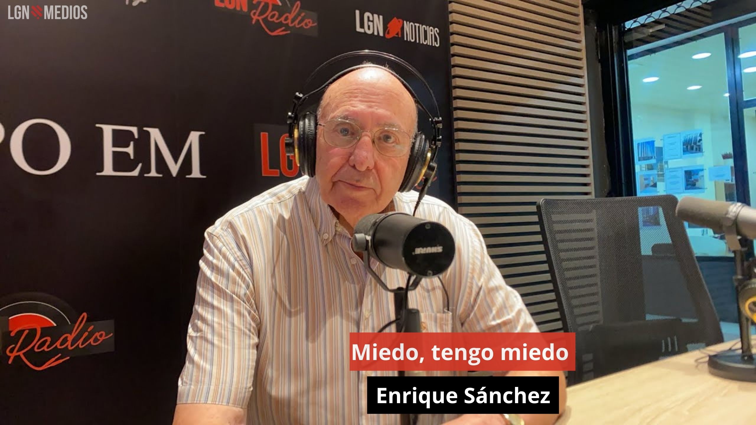 Miedo, tengo miedo. Enrique Sánchez