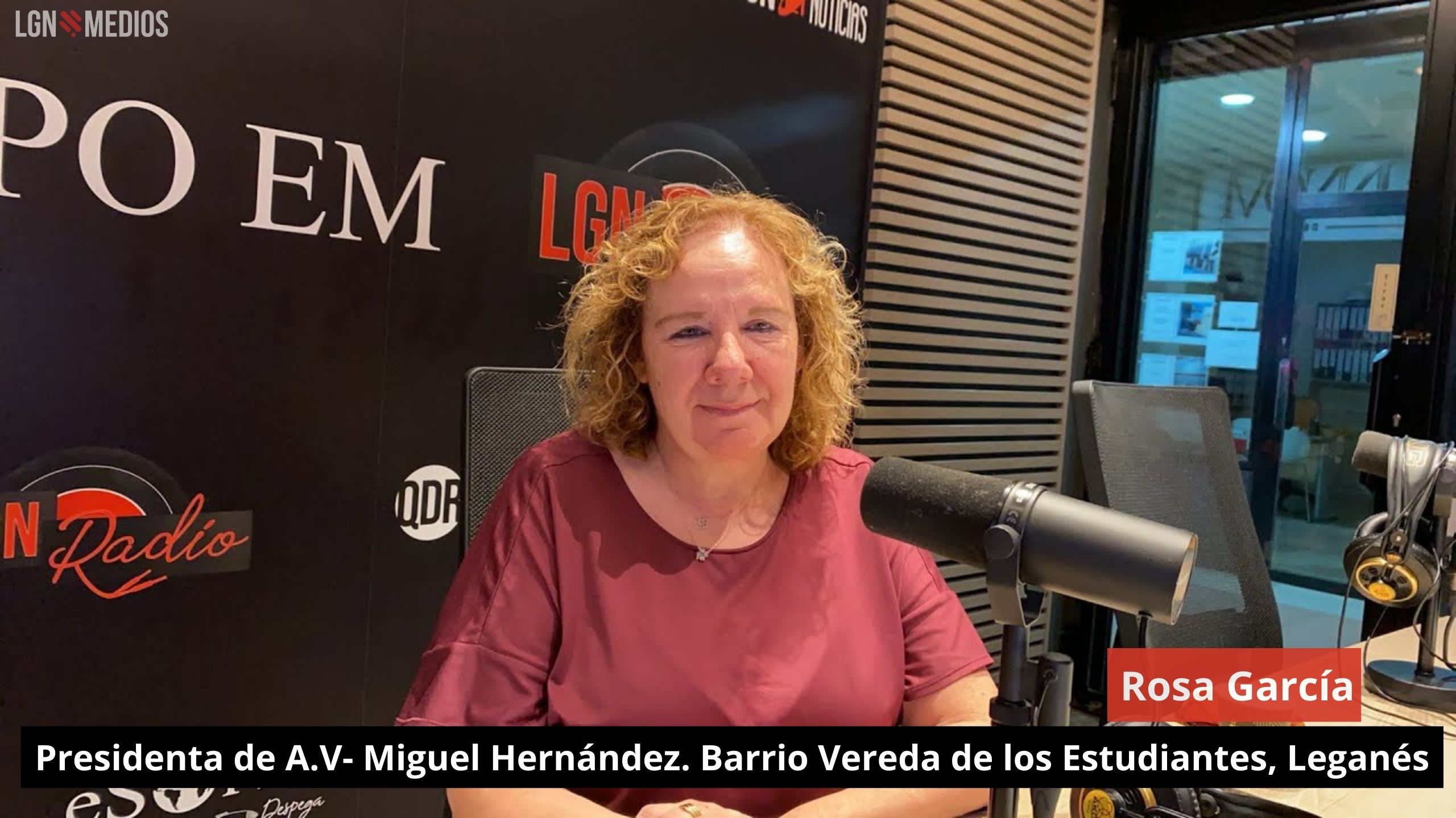 Entrevista a Rosa García. Presidenta de A.V- Miguel Hernández. Barrio Vereda de los Estudiantes, Leganés