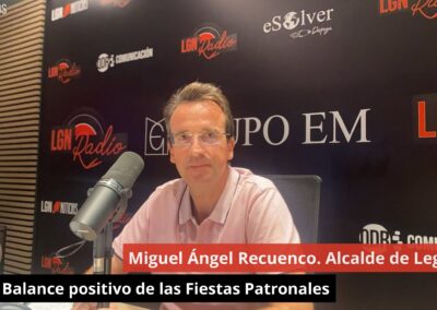 27/08/24 Miguel Ángel Recuenco. Alcalde de Leganés. Balance positivo de las Fiestas Patronales