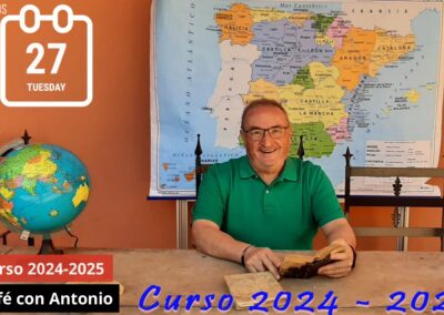 27/08/24 Curso 2024-2025. Un café con Antonio