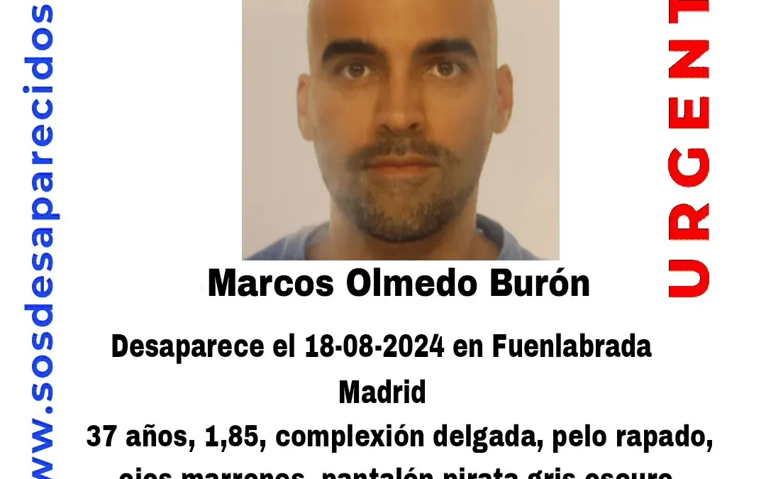 Encuentran el cuerpo sin vida de Marcos Olmedo, el psicólogo desaparecido, junto a las vías del tren en Leganés