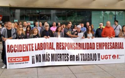 CCOO y UGT convocan una concentración en Fuenlabrada por la muerte de un trabajador