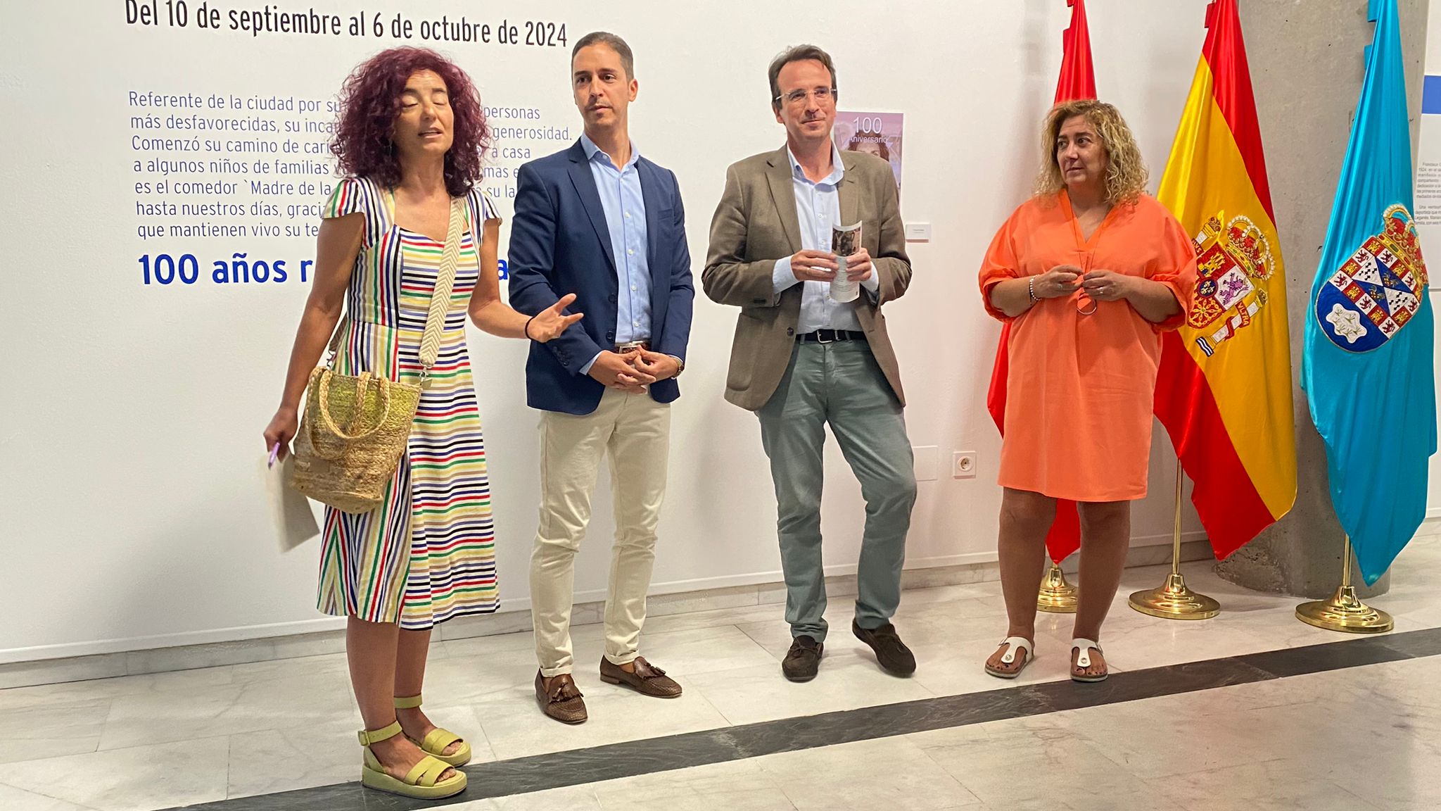 Inaugurada en el Centro Saramago la exposición “Paquita Gallego: 100 años repartiendo amor”