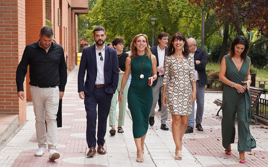 La ministra de Igualdad, Ana Redondo, visita Alcorcón para apoyar las medias de protección a mujeres