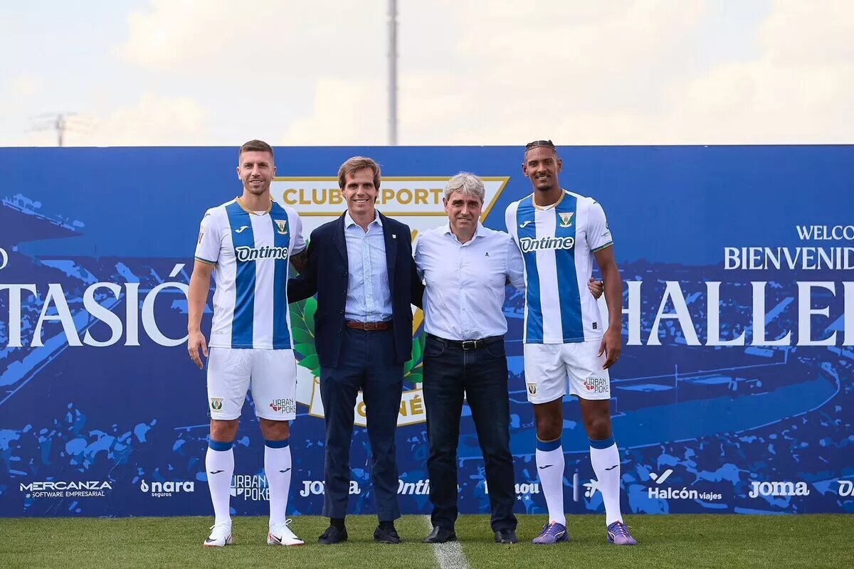 El C.D. Leganés presenta a Haller y Nastasic como nuevos fichajes