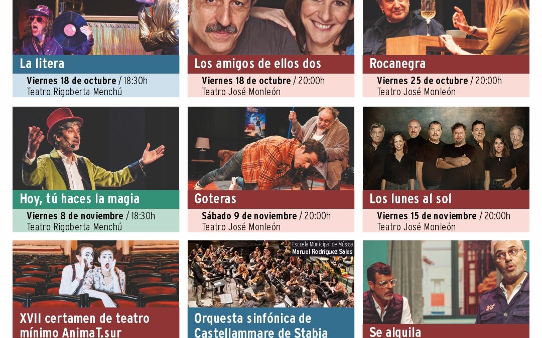 Leganés presenta su programación cultural ‘A Escena’ para el último trimestre de 2024