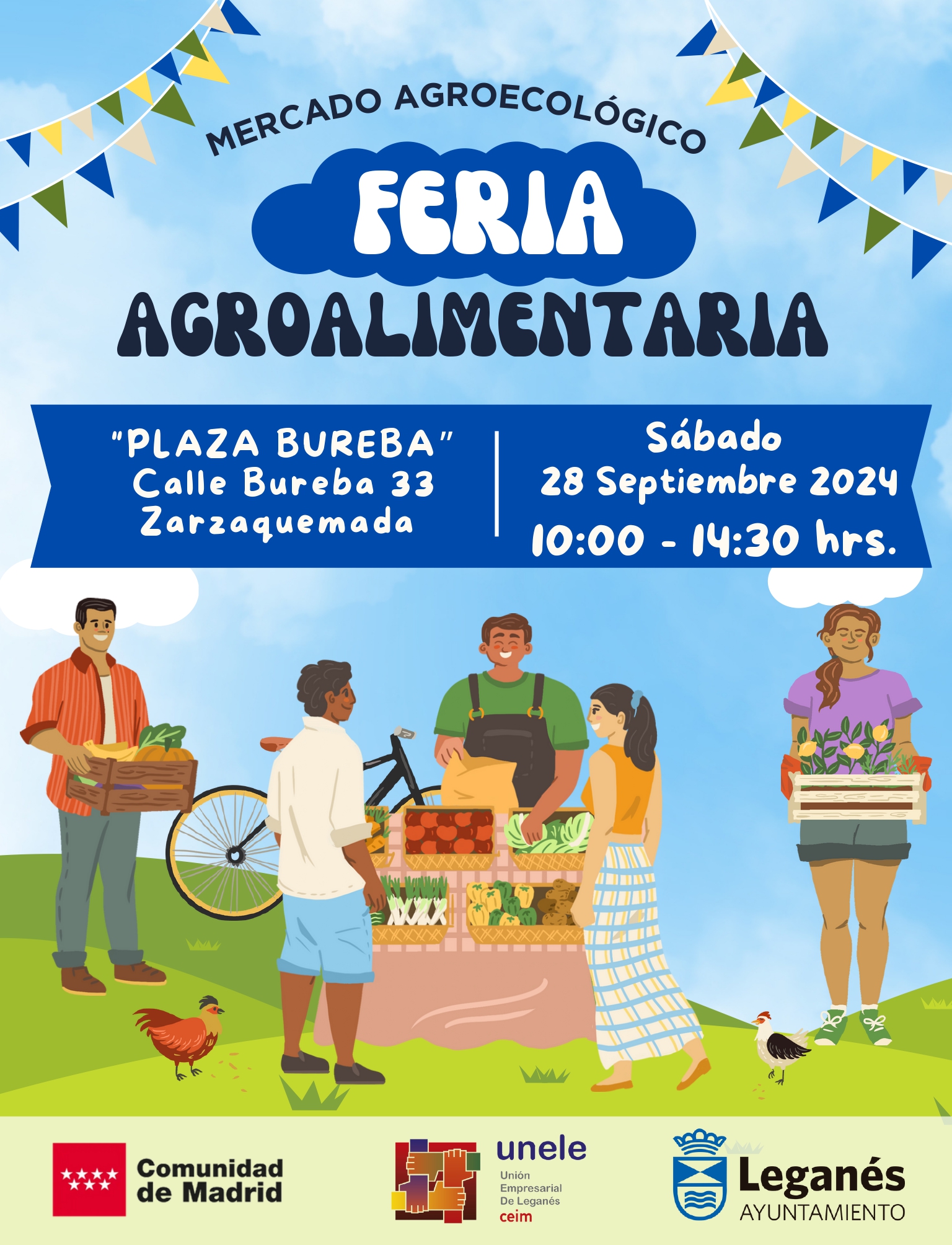 La Feria Agroalimentaria llega a Leganés con productos locales y actividades para toda la familia