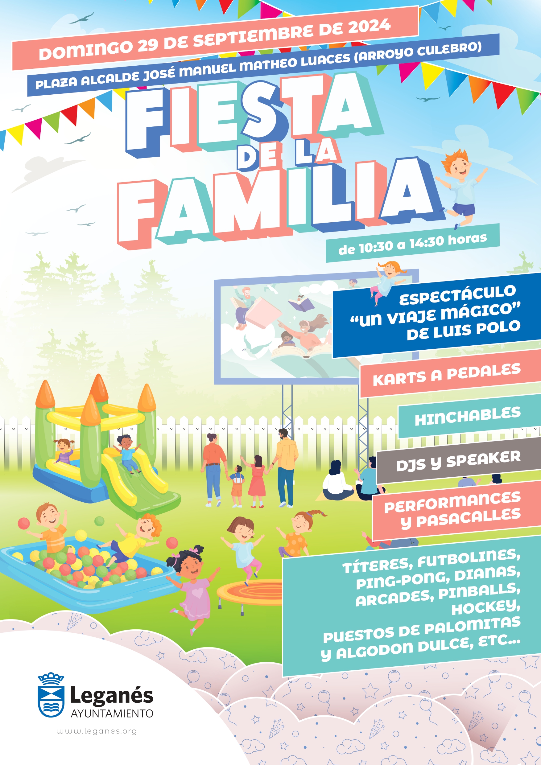 Arroyo Culebro se convertirá en un parque de atracciones este domingo con ‘La Fiesta de la Familia’