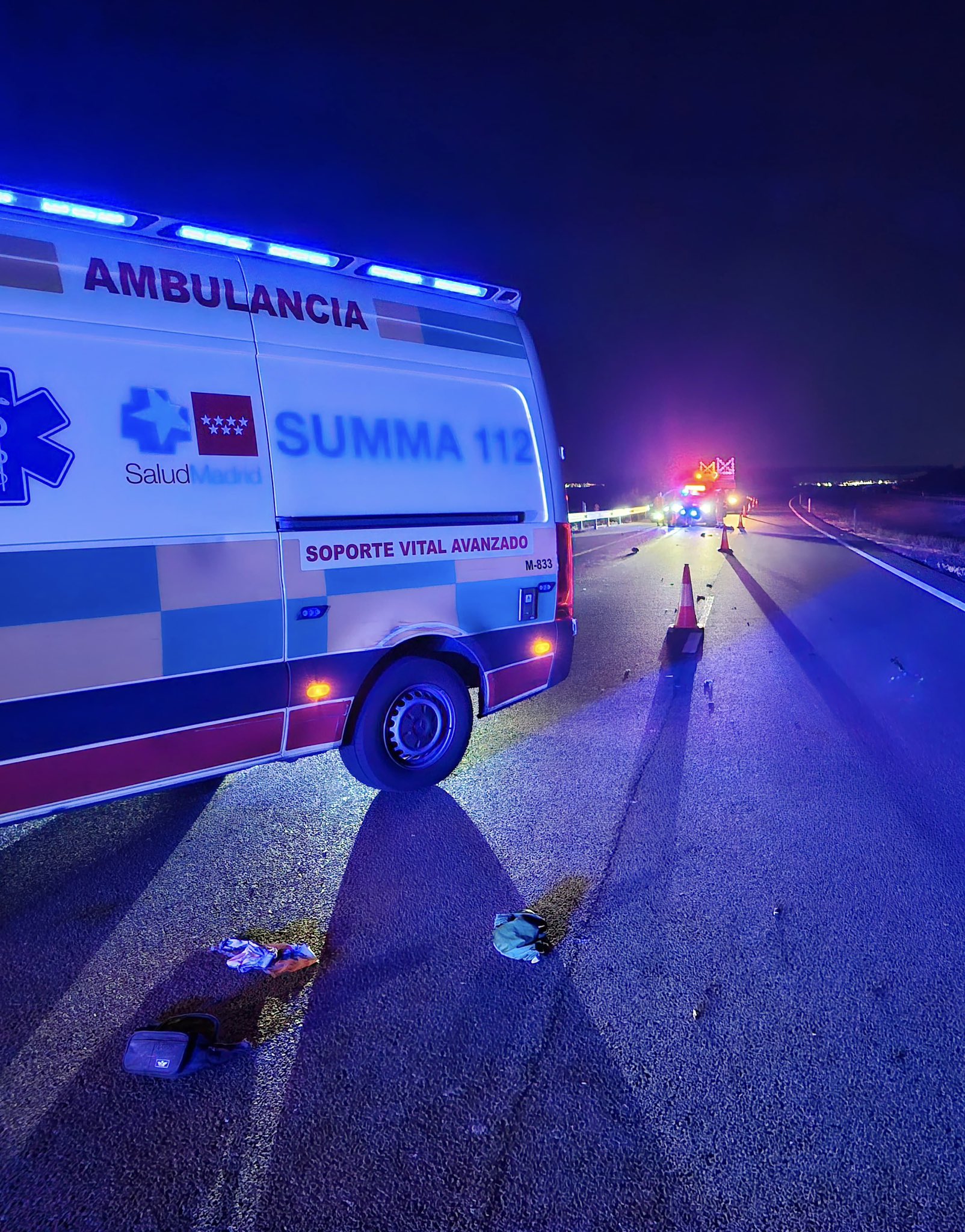 Muere un motorista de 26 años tras colisionar con una furgoneta en Torrejón de Velasco