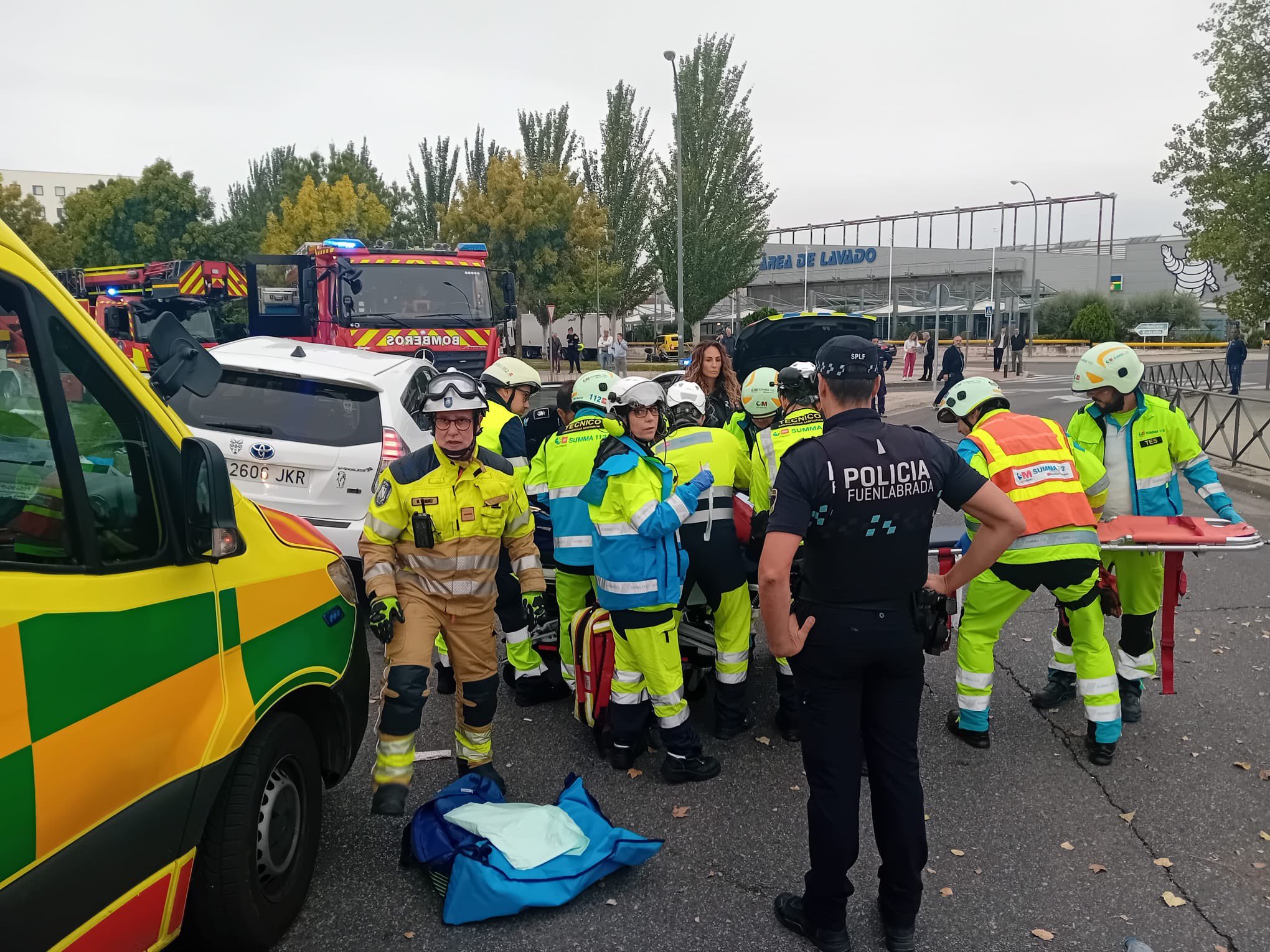 Una mujer gravemente herida tras ser atropellada en Fuenlabrada tras caer de su patinete