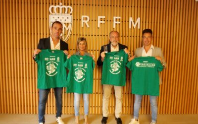 Los responsables del Torneo El Pepinito de Leganés visitan la sede de la Real Federación de Fútbol de Madrid