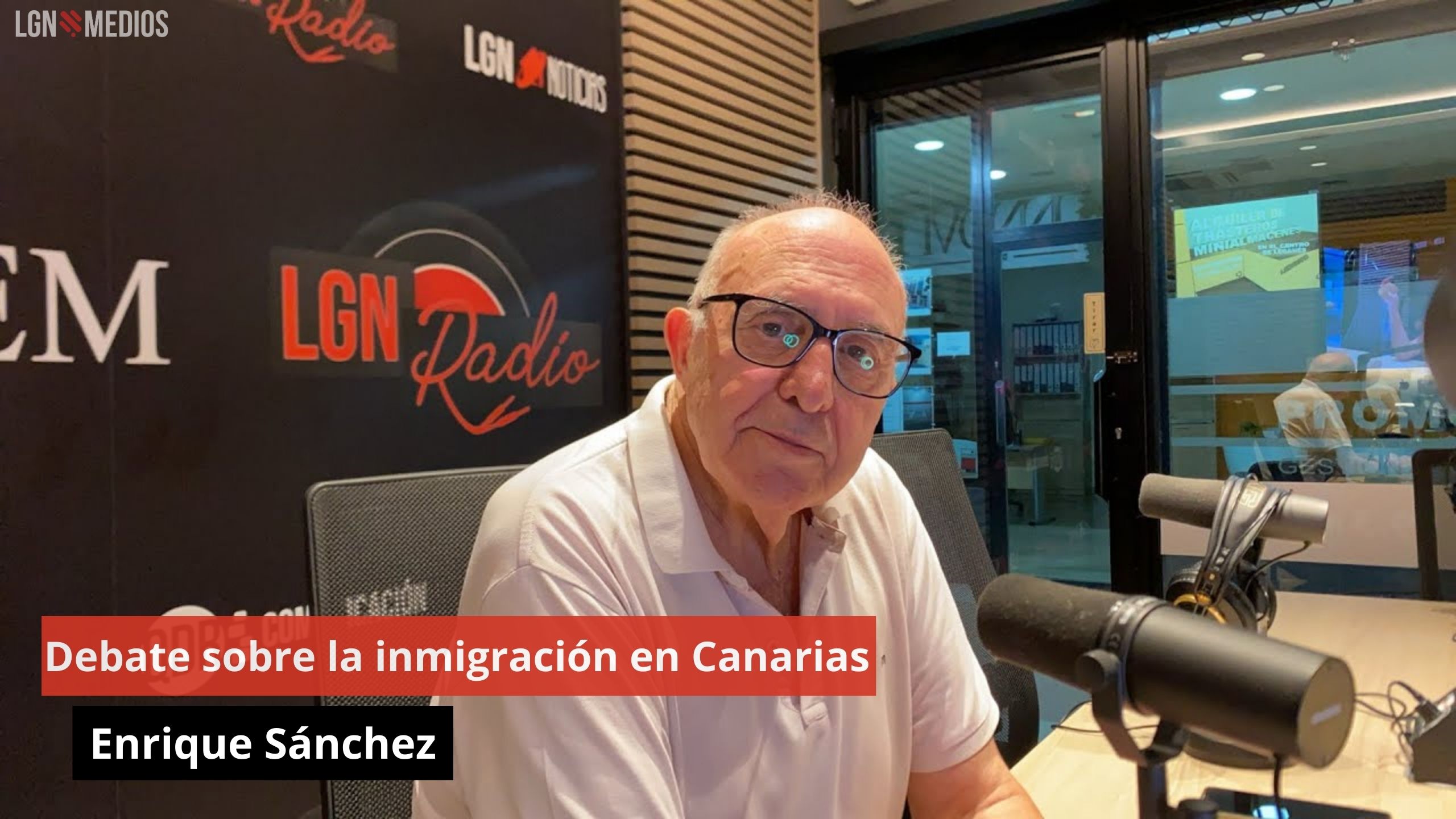 Debate sobre la inmigración en Canarias. Enrique Sánchez