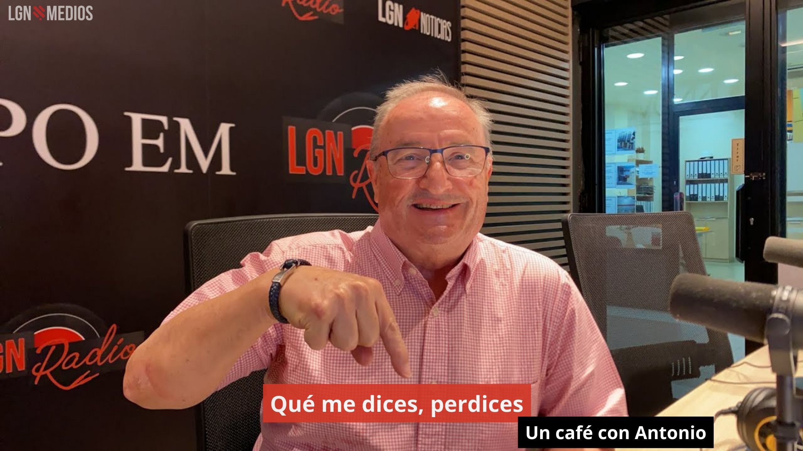 Qué me dices, perdices. Un café con Antonio