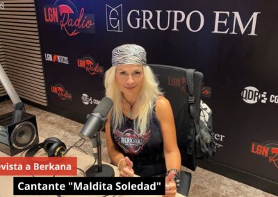 10/09/24 Entrevista a Berkana. Cantante “Maldita Soledad”