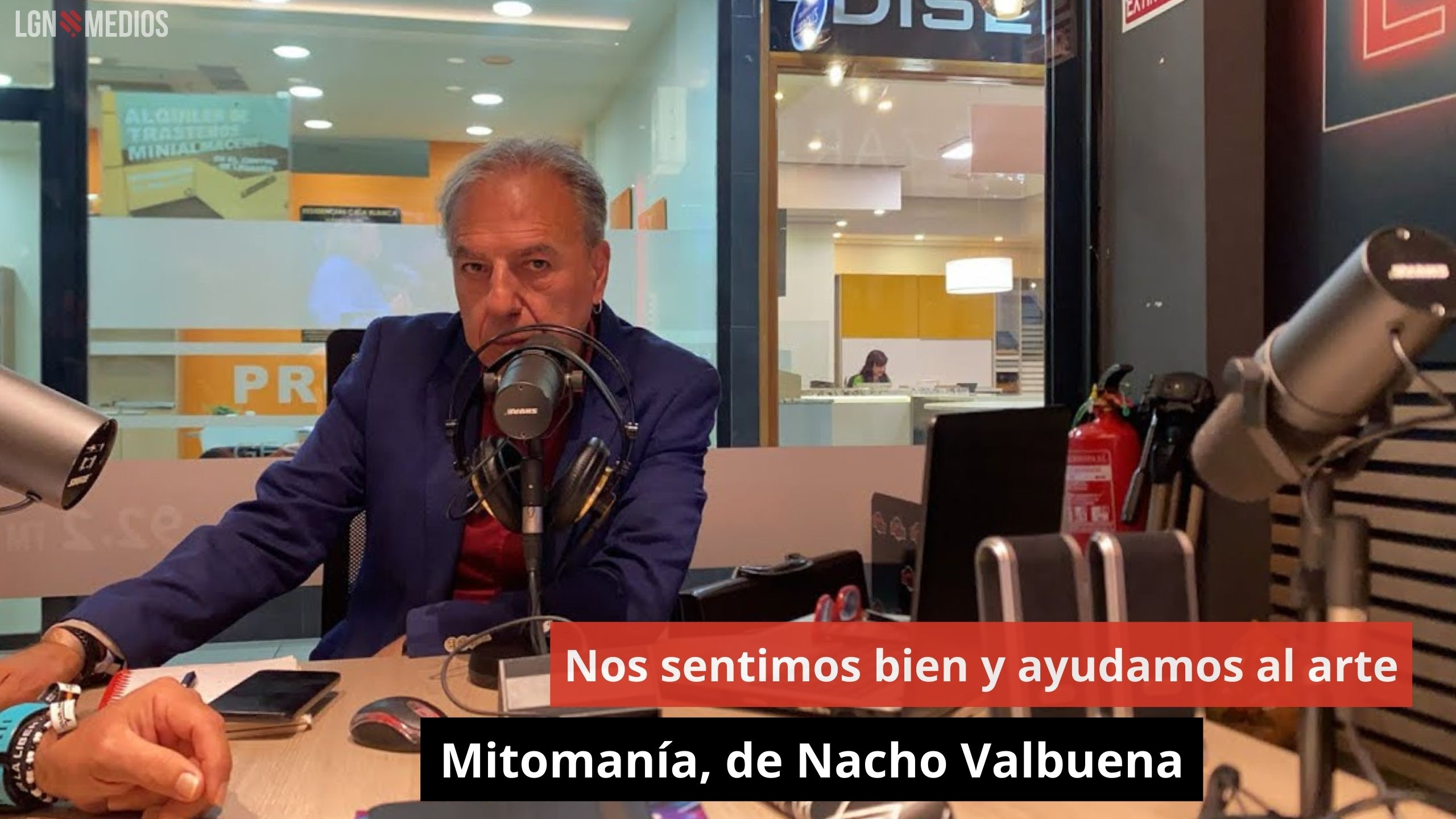 Nos sentimos bien y ayudamos al arte. Mitomanía, de Nacho Valbuena