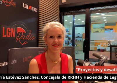 27/09/24 María Estévez Sánchez. Concejala de RRHH y Hacienda de Leganés. “Proyectos y desafíos”