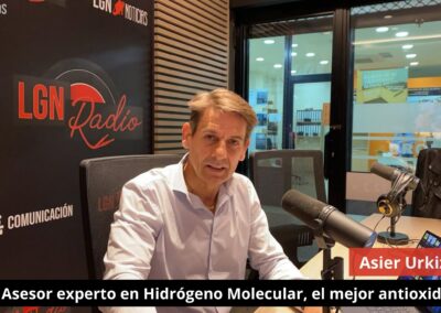 27/09/24 💧Asier Urkiza, asesor experto en Hidrógeno Molecular, el mejor antioxidante