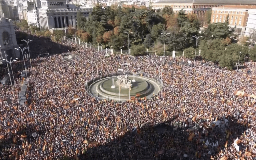 PP y Vox apoyan la manifestación en Madrid para exigir elecciones generales