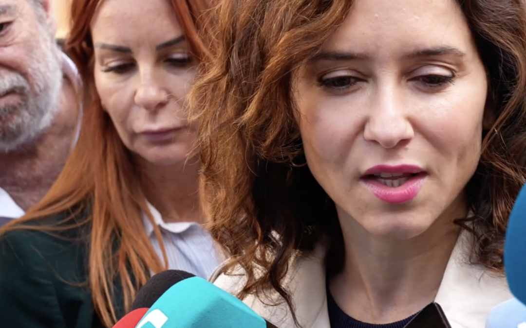 Díaz Ayuso condena el silencio ante agresiones y habla sorbre la dimisión de Errejón