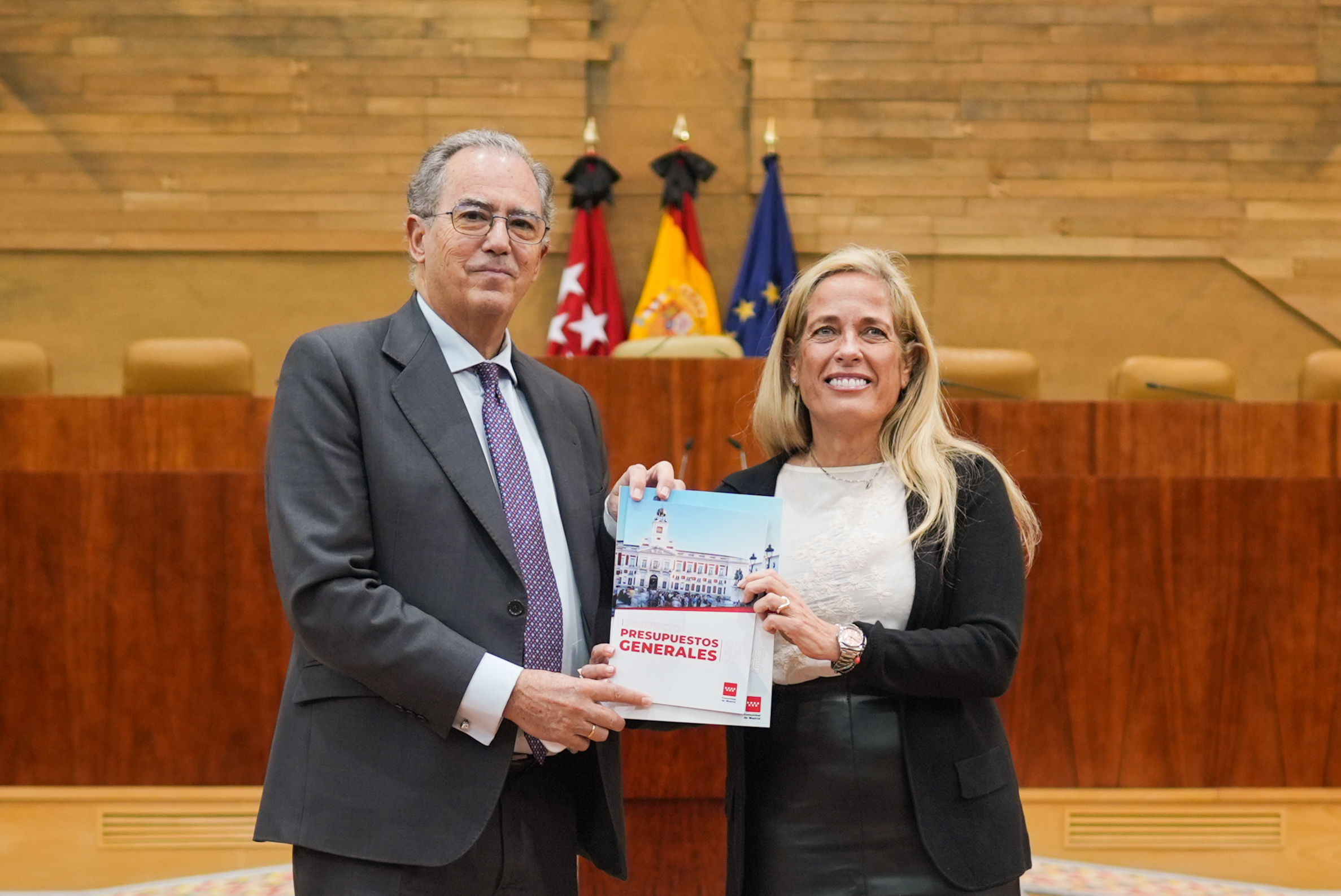 La Comunidad de Madrid registra en la Asamblea los Presupuestos Generales de 2025