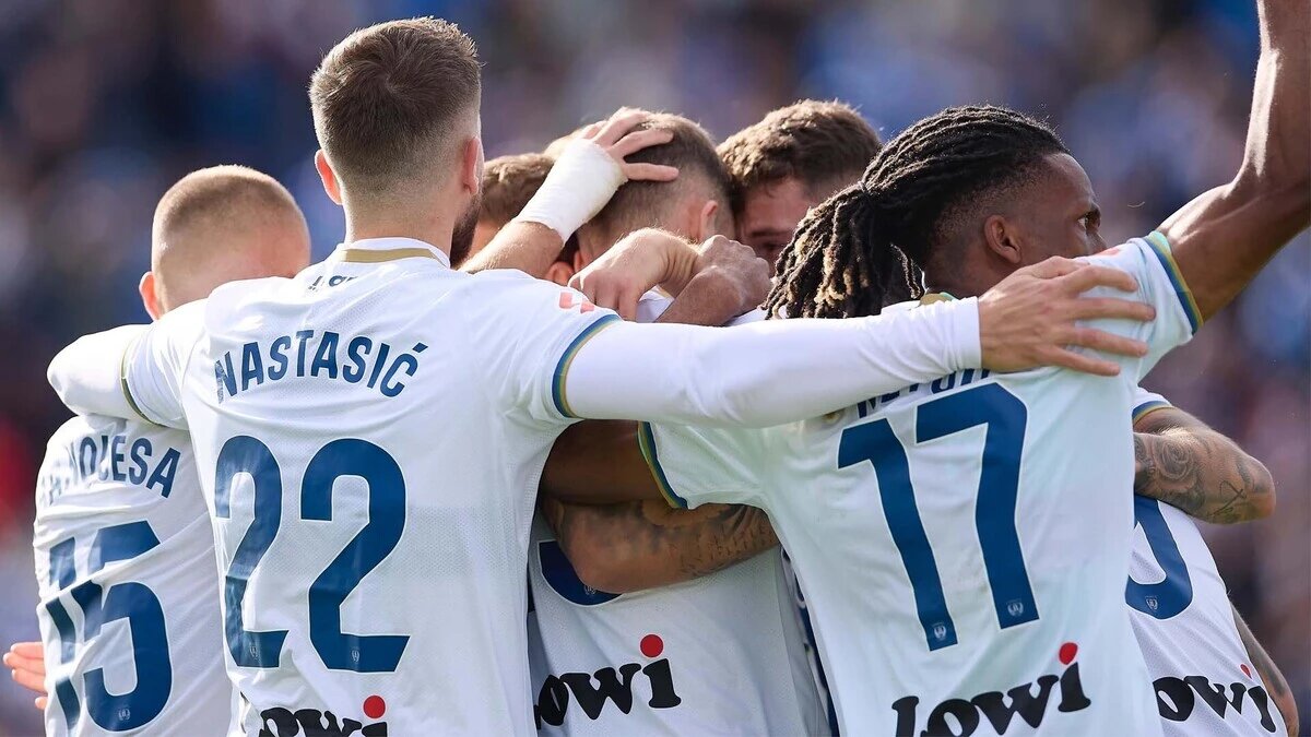 El CD Leganés vence al Celta de Vigo por 3-0 en Butarque