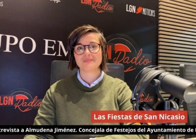 08/10/24  Fiestas de San Nicasio: Entrevista a Almudena Jiménez, Concejala de Festejos de Leganés