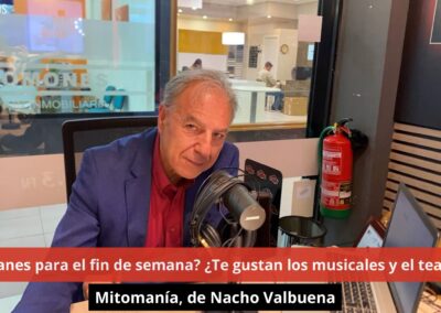 10/10/24 ¿Sin planes para el fin de semana? ¿Te gustan los musicales y el teatro? Mitomanía