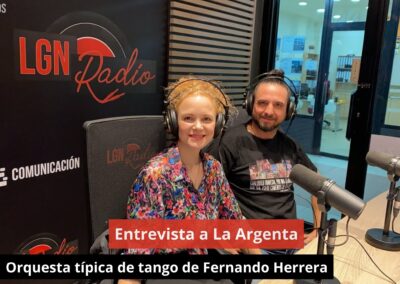 16/10/24 Entrevista a La Argenta. Orquesta típica de tango de Fernando Herrera