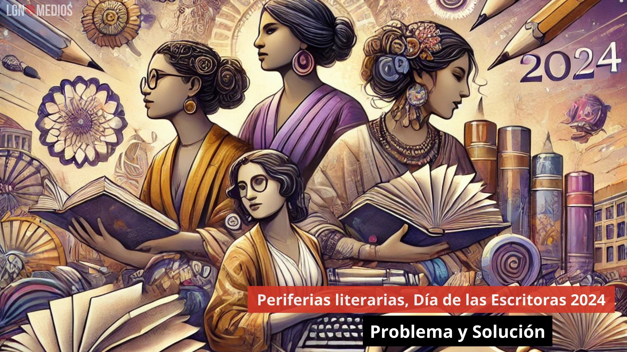 Periferias literarias, Día de las Escritoras 2024. Problema y solución