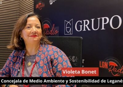 17/10/24 Entrevista a Violeta Bonet. Concejala de Medio Ambiente y Sostenibilidad de Leganés