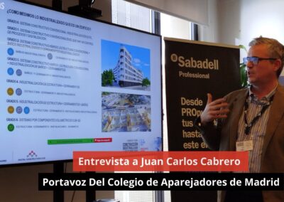 22/10/24 Entrevista a Juan Carlos Cabrero. Portavoz Del Colegio de Aparejadores de Madrid