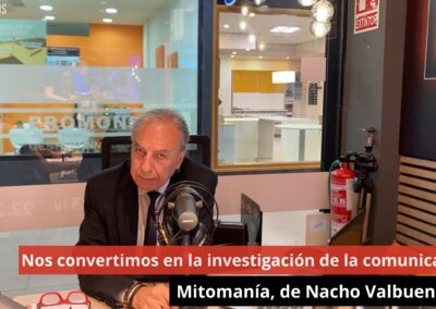 24/10/24 🔍 Nos convertimos en la investigación de la comunicación. Mitomanía, de Nacho Valbuena