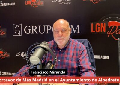 30/10/24 Entrevista a Francisco Miranda. Portavoz de Más Madrid en el Ayuntamiento de Alpedrete