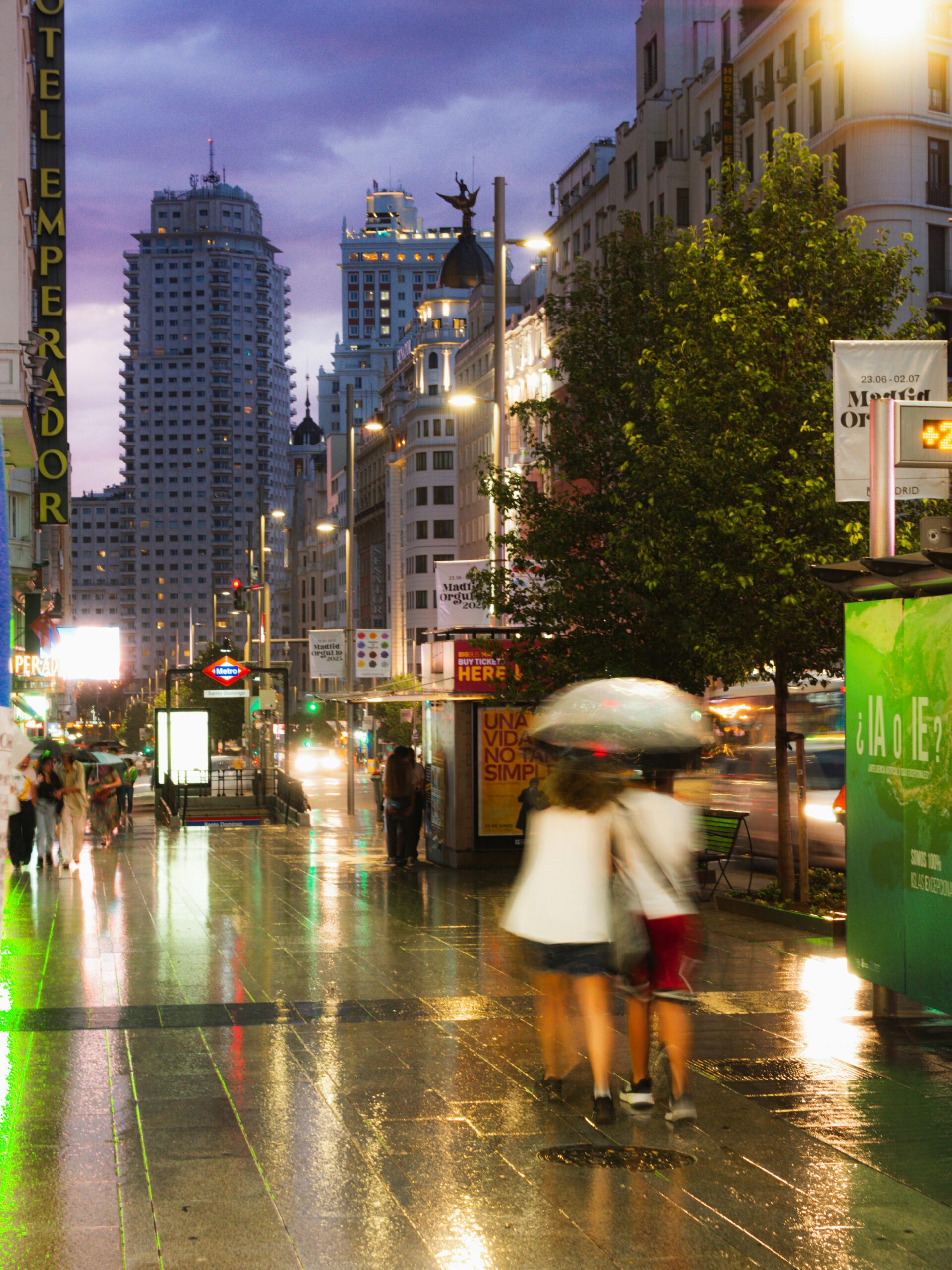 Posibilidad de chubascos y temperaturas suaves en Comunidad de Madrid este miércoles