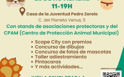 Parla organiza la feria ‘Parla Adopta’ para fomentar la adopción responsable de mascotas.