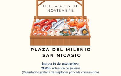 La Feria del Marisco Gallego regresa a San Nicasio con pasacalles, queimada y gastronomía típica