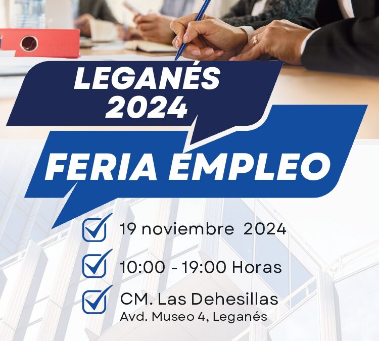 El Ayuntamiento de Leganés recupera la Feria de Empleo tras diez años, con más de 20 empresas en busca de talento