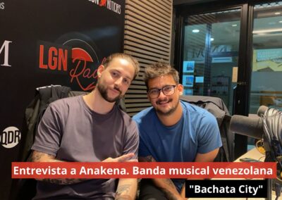 13/11/24 Entrevista a Anakena. Banda musical venezolana “Bachata City”